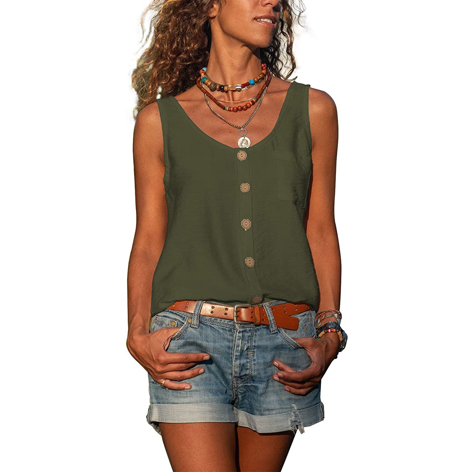 MYLA® | IBIZA-MODE ELEGANTE DAMES TANK TOP