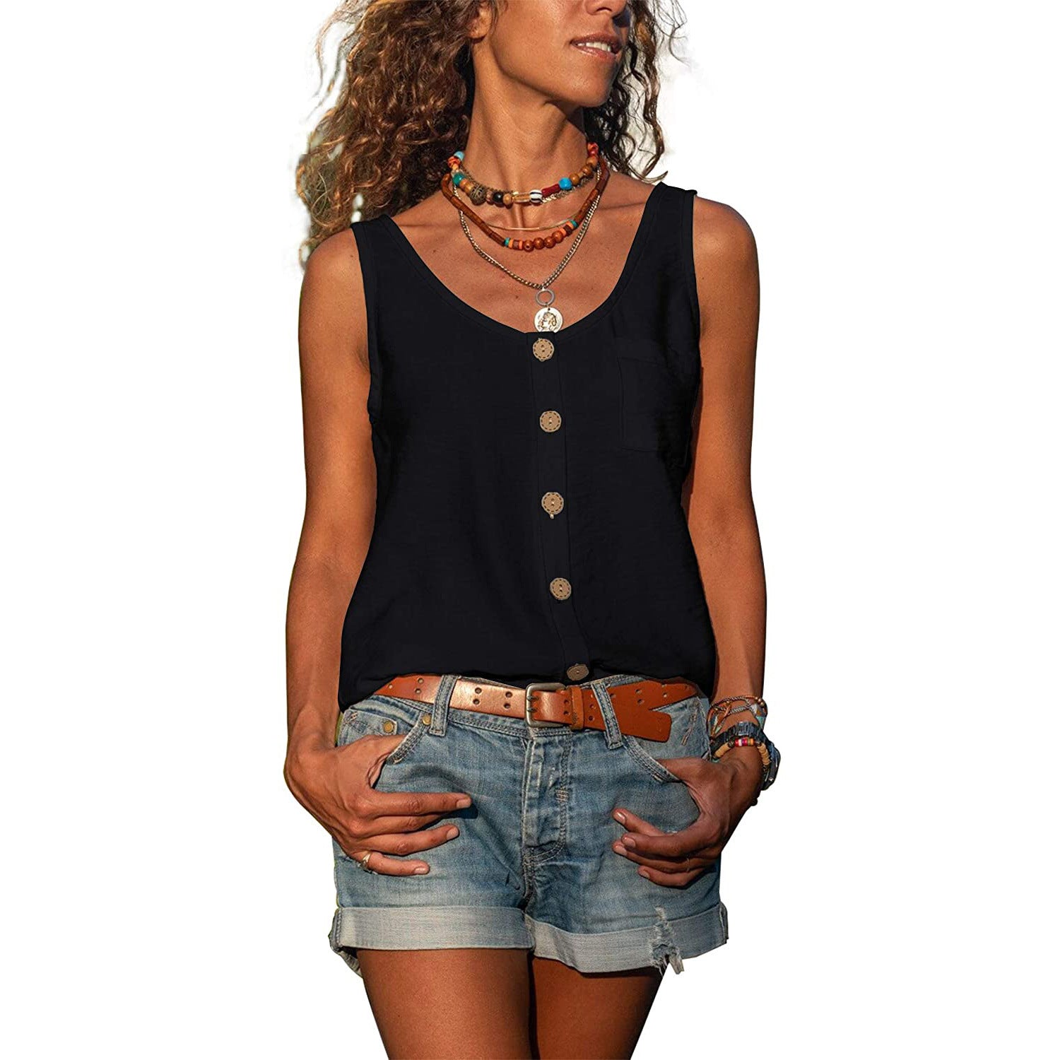 MYLA® | IBIZA-MODE ELEGANTE DAMES TANK TOP