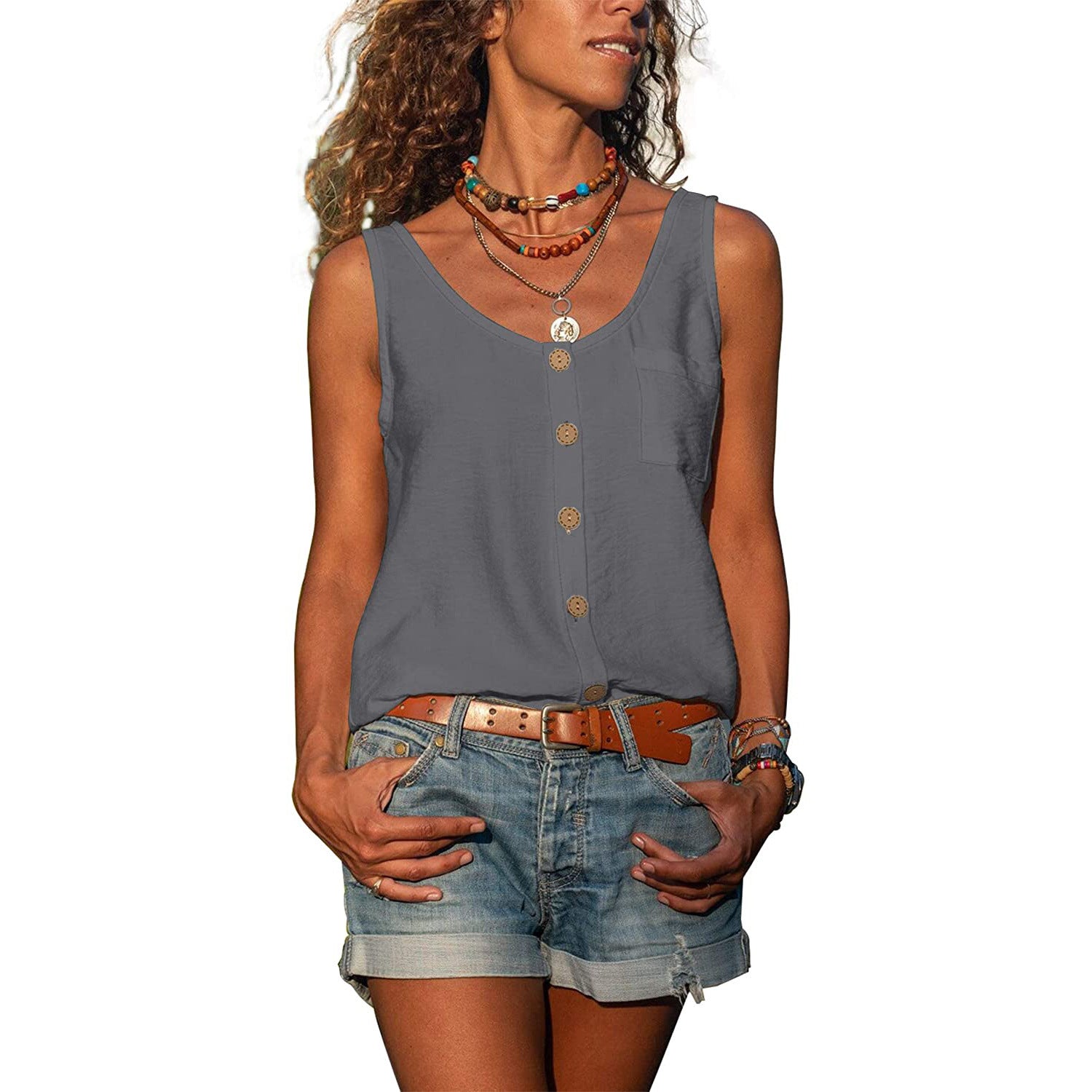 MYLA® | IBIZA-MODE ELEGANTE DAMES TANK TOP